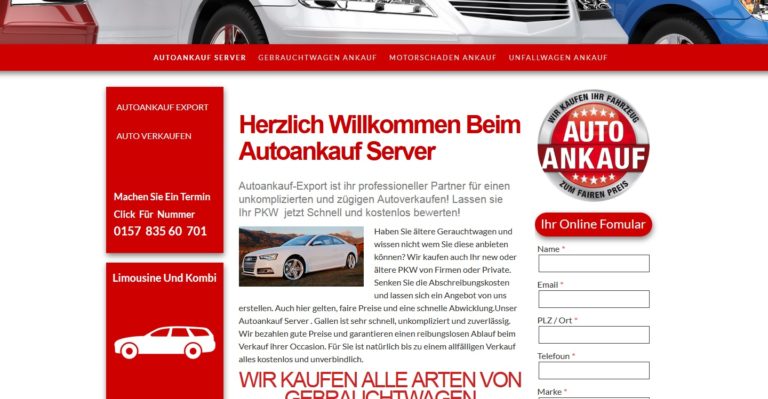 Auto verkaufen Deutschlandweit