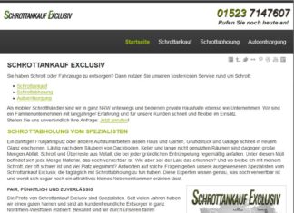 Schrottankauf Exclusiv,bares Geld für die Schrottabholung zahlt