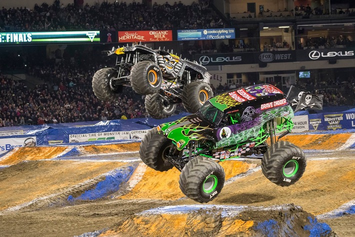 Mit MONSTER JAM® kommt die spektakulärste Motorshow zurück in die Commerzbank-Arena Frankfurt