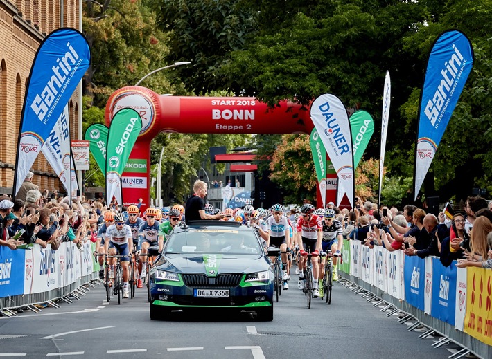 SKODA ist erneut engagierter Partner des Radsport-Highlights Deutschland Tour