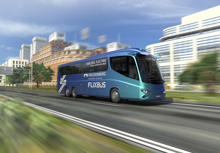 Brennstoffzellen für den Busfernverkehr FlixBus und Freudenberg Sealing Technologies bündeln Kompetenzen