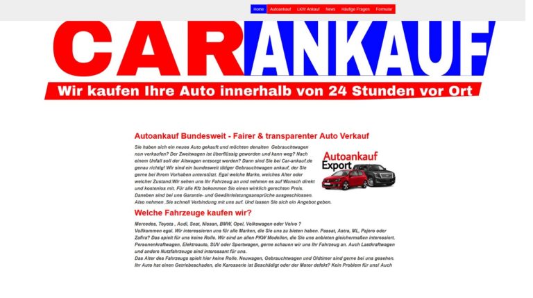 Mit Autoankauf Rendsburg zum Top Preis verkaufen