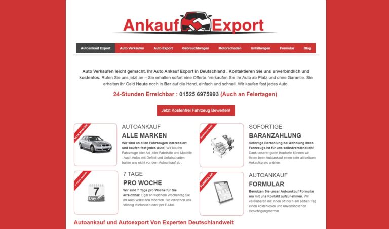 Professioneller Autoankauf in Elmshorn