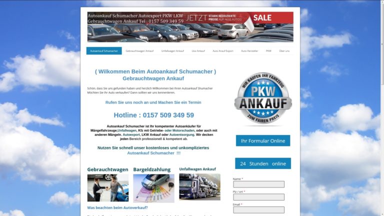 Autoankauf in Gummersbach für Gebrauchtwagen & Lkw sowie Pkw Ankauf mit oder ohne Unfall