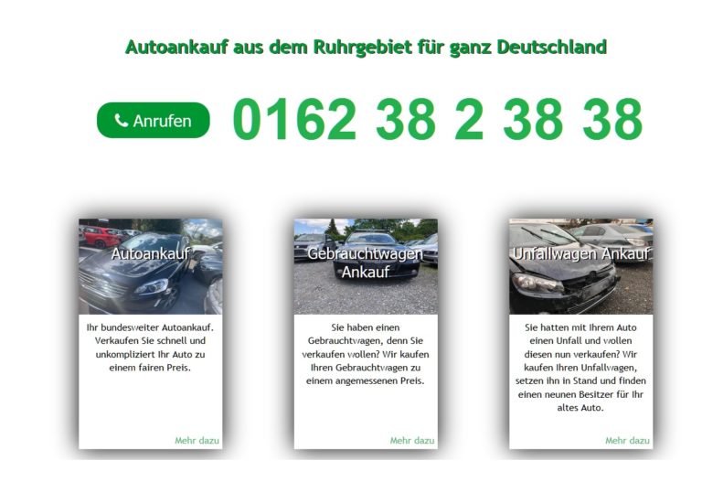 Autoankauf Euskirchen: Ankauf von Gebrauchtwagen