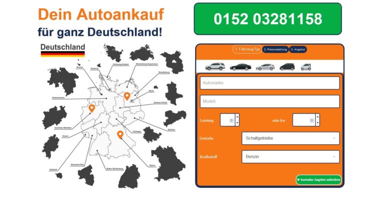 Gebrauchtwagen jeder Marke und aller Modelle: Der Autoankauf Bielefeld gibt für jedes Auto ein attraktives Angebot ab
