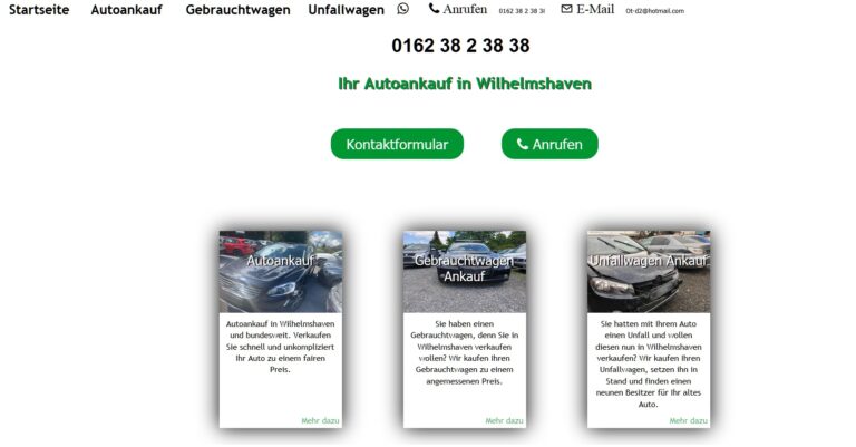 Autoankauf Duisburg:  Auto verkaufen zum Bestpreis