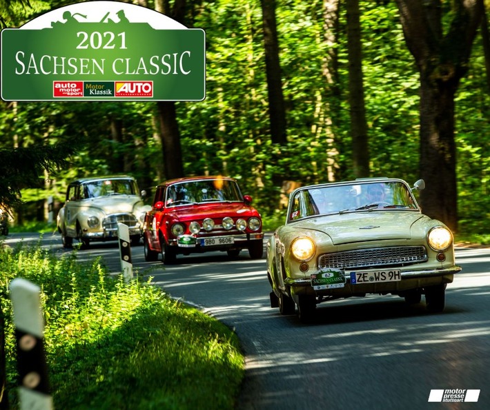 Premiere im Freistaat: 18. Sachsen Classic ist die erste klimaneutrale Classic-Rallye der Motor Presse Stuttgart