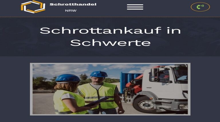 Der Schrottankauf Schwerte professionellen Schrotthandler NRW