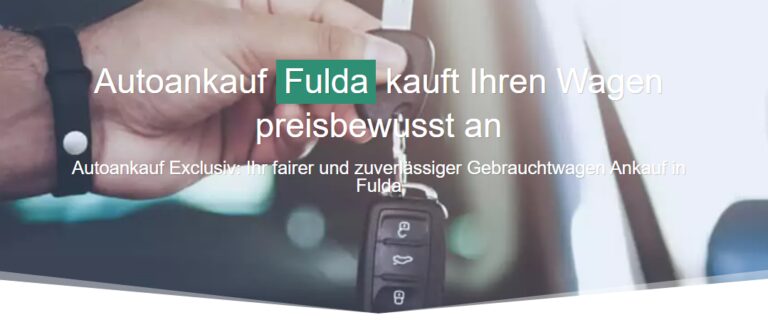 Fahrzeug Ankauf in Fulda: Autoankauf Exclusiv