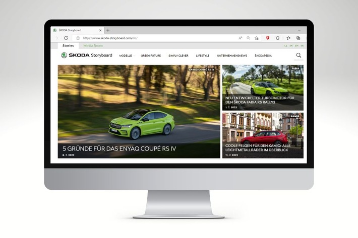 Online-Magazin von ŠKODA AUTO Deutschland mit neuem Auftritt