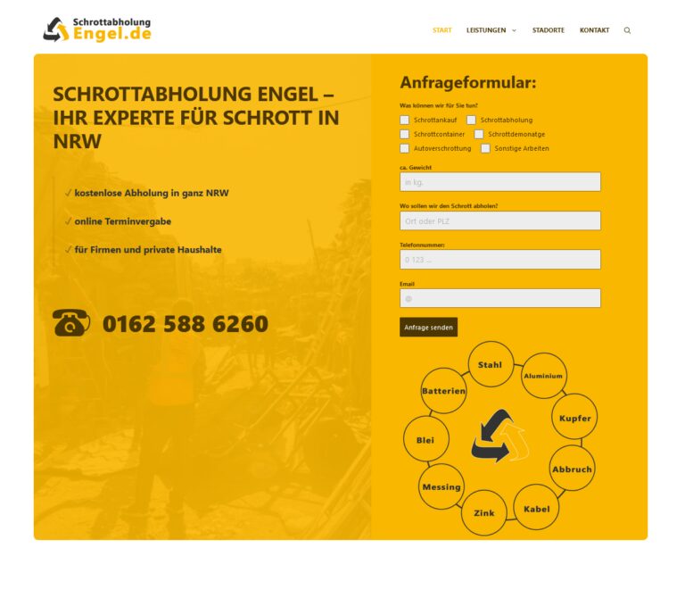 Schrottabholung Emmerich am Rhein – Ihr mobiler Schrotthändler für NRW
