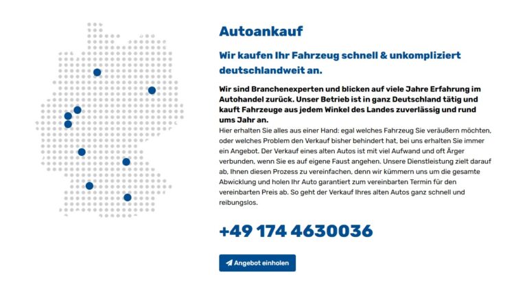 Autoankauf Taunusstein: Unfallwagen verkaufen zu fairen Preisen