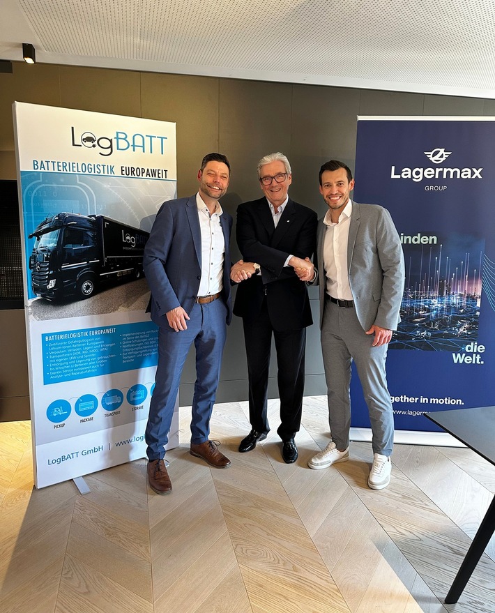 Lagermax beteiligt sich an Batterielogistik Spezialisten LogBATT in Deutschland