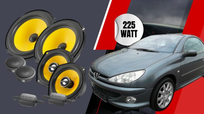 Testsieger Soundupgrade für Peugeot 206CC Cabrio mit 225