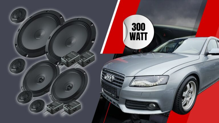 Audi A4 B8 Sound Tuning: So erzielen Sie Top-Klang, Bass und Pegel!