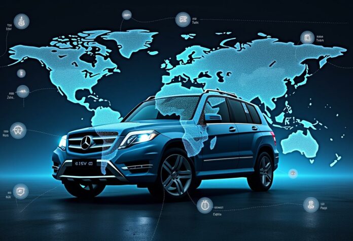 Der Mercedes GLK als wertvolle Handelsware: Wie der SUV auf dem internationalen Markt für Ersatzteile glänzt