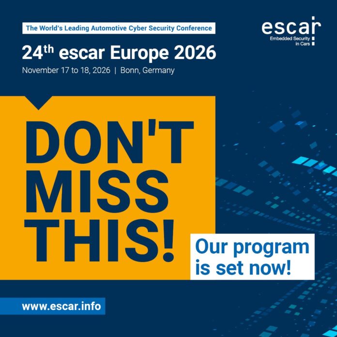 Innovationen in der Fahrzeugcybersicherheit: Welche Trends und Technologien werden auf der escar Europe 2026 diskutiert?