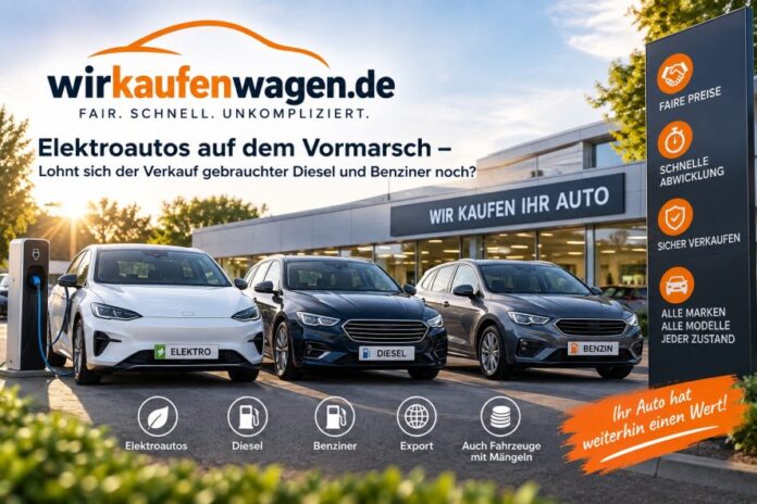 Strategische Überlegungen beim Verkauf gebrauchter Diesel- und Benzinautos im Kontext der wachsenden Elektromobilität